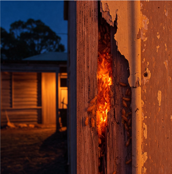 thermal camera termites active